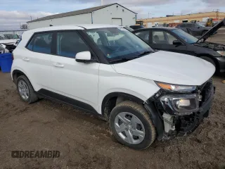 2020 Hyundai Venue SE with VIN KMHRB8A37LU047415, listed as a Copart auction lot 49169925 with 122,266 mi miles and Salvage Title. Bid and sale history available at DreamBid. Image 4.