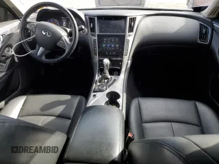 2016 Infiniti Q50 2.0t Premium with VIN JN1CV7AR2GM253752, listed as a Copart auction lot 43245065 with 80,320 mi miles and Salvage Title. Bid and sale history available at carsss.com. Image 8.