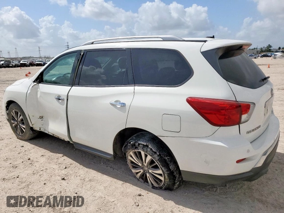 2017 Nissan Pathfinder SV with VIN 5N1DR2MN4HC698045, listed as a Copart auction lot 61505615 with 114,227 mi miles and Salvage title. Bid and sale history available at DreamBid. Image 2.