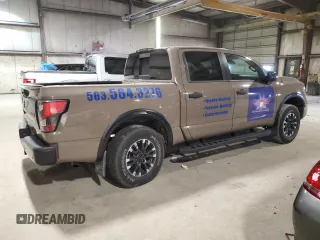2020 Nissan Titan SL с VIN 1N6AA1EDXLN503963, выставлен на аукционе Copart как лот 56694005 с пробегом 61 341 миль миль и Списание • Salvage title. История ставок и продаж доступна на DreamBid. Изображение 3.