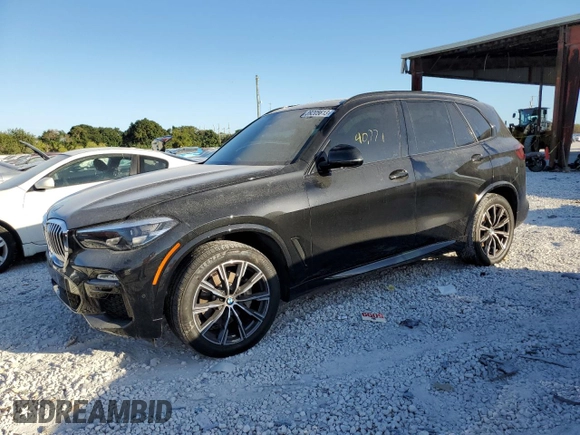 2021 BMW X5 xDrive40i with VIN 5UXCR6C03M9F34307, listed as a Copart auction lot 39205613 with 40,771 mi miles. Bid and sale history available at carsss.com. Image 1.