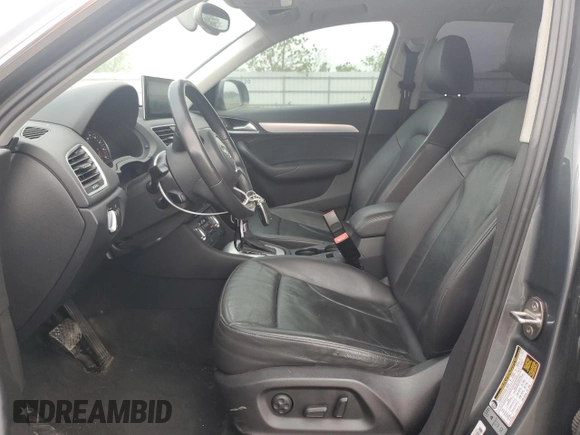 2015 Audi Q3 2.0T Premium Plus with VIN WA1EFCFS8FR000535, listed as a Copart auction lot 50713485 with 75,908 mi miles and Salvage Title. Bid and sale history available at carsss.com. Image 7.