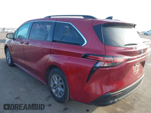 2022 Toyota Sienna LE z VIN 5TDKRKEC0NS093524, wystawiony jako IAAI lot #41784023 z przebiegiem 40 887 mil mil oraz . Historia ofert i sprzedaży dostępna na DreamBid. Obrazek 3.
