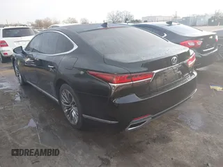 2018 Lexus LS with VIN JTHC5LFF9J5002005, listed as a IAAI auction lot 41463464 with 67,279 mi miles. Bid and sale history available at carsss.com. Image 3.