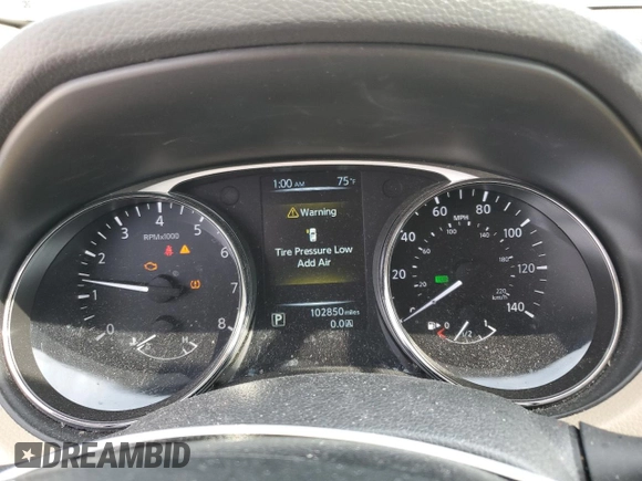 2016 Nissan Rogue SL with VIN 5N1AT2MV4GC827002, listed as a Copart auction lot 48789355 with 102,850 mi miles and Salvage Title. Bid and sale history available at DreamBid. Image 9.