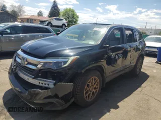 2019 Honda Pilot EX-L z VIN 5FNYF6H5XKB051370, wystawiony jako Copart lot #56143905 z przebiegiem 113 362 mil mil oraz Szkoda całkowita • Salvage title. Historia ofert i sprzedaży dostępna na DreamBid. Obrazek 1.