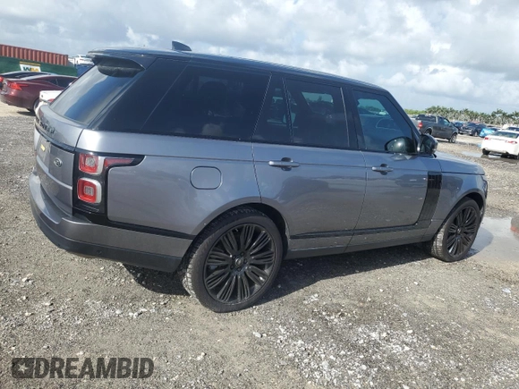 2020 Land Rover Range Rover HSE with VIN SALGS2RU3LA589434, listed as a Copart auction lot 59988515 with 40,506 mi miles and Salvage title. Bid and sale history available at DreamBid. Image 3.