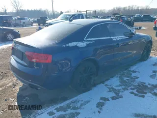2013 Audi S5 Premium Plus with VIN WAUCGAFR0DA009850, listed as a IAAI auction lot 41351774 with 117,992 mi miles. Bid and sale history available at carsss.com. Image 4.