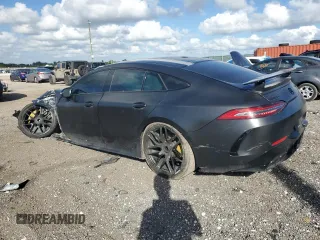 2019 Mercedes-Benz AMG GT 63 S z VIN WDD7X8KB8KA001827, wystawiony jako Copart lot #76978544 z przebiegiem Nie podano mil oraz Szkoda całkowita • Salvage title. Historia ofert i sprzedaży dostępna na DreamBid. Obrazek 2.