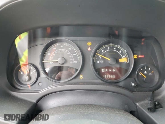 2016 Jeep Compass Sport z VIN 1C4NJCBA6GD705687, wystawiony jako Copart lot #60283815 z przebiegiem 166 920 mil mil oraz Szkoda całkowita • Salvage title. Historia ofert i sprzedaży dostępna na DreamBid. Obrazek 9.