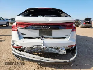 2021 Audi Q8 Prestige with VIN WA1FVAF17MD021762, listed as a Copart auction lot 61082515 with 69,968 mi miles and Salvage title. Bid and sale history available at DreamBid. Image 6.
