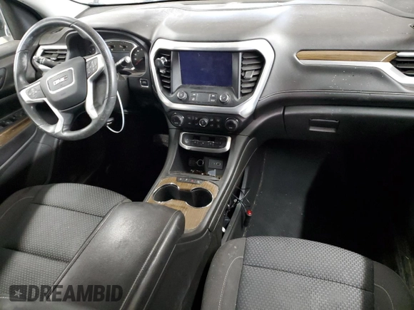 2021 GMC Acadia SLE with VIN 1GKKNKLA7MZ132561, listed as a Copart auction lot 46323775 with 53,112 mi miles and Salvage Title. Bid and sale history available at DreamBid. Image 8.