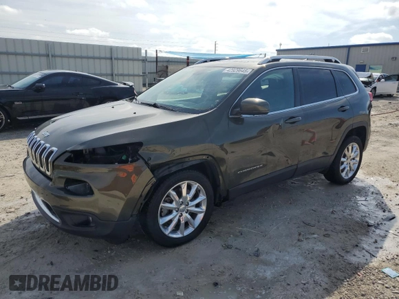 2016 Jeep Cherokee Limited with VIN 1C4PJLDS9GW125918, listed as a Copart auction lot 42929645 with 123,055 mi miles and Salvage title. Bid and sale history available at DreamBid. Image 1.