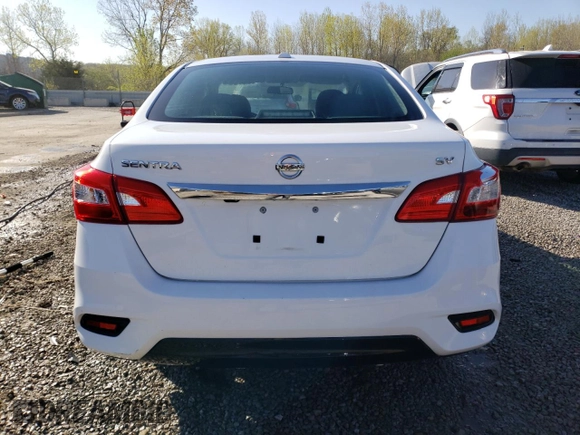 2018 Nissan Sentra SV with VIN 3N1AB7AP0JL619644, listed as a Copart auction lot 53088985 with 90,455 mi miles and Salvage Title. Bid and sale history available at DreamBid. Image 6.