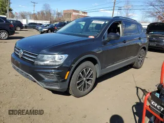 2021 Volkswagen Tiguan SE with VIN 3VV3B7AX3MM042775, listed as a Copart auction lot 50608595 with 89,480 mi miles and Salvage Title. Bid and sale history available at DreamBid. Image 1.