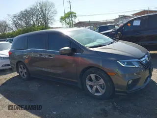 2019 Honda Odyssey EX-L with VIN 5FNRL6H78KB115260, listed as a IAAI auction lot 41962095 with 146,658 mi miles and . Bid and sale history available at DreamBid. Image 13.