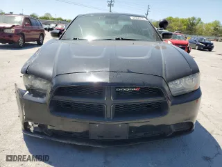 2014 Dodge Charger Police with VIN 2C3CDXAG3EH207883, listed as a Copart auction lot 52554715 with 153,109 mi miles and Salvage Title. Bid and sale history available at carsss.com. Image 5.