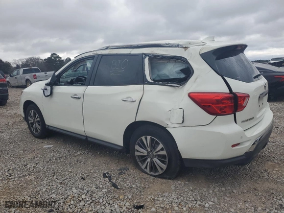 2019 Nissan Pathfinder SV with VIN 5N1DR2MN7KC577503, listed as a Copart auction lot 48489545 with 68,023 mi miles and Salvage Title. Bid and sale history available at carsss.com. Image 2.