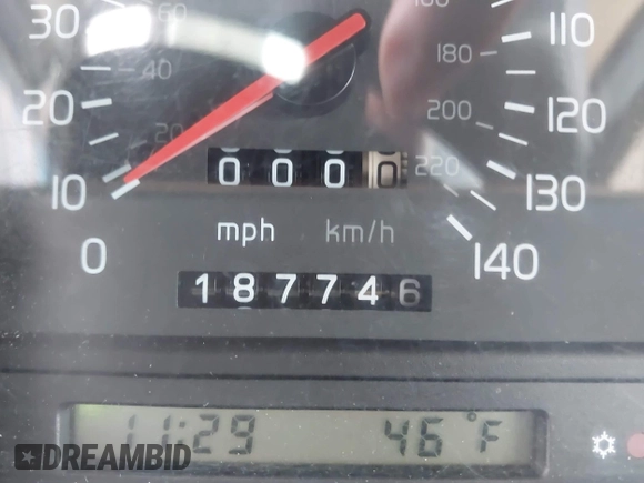1996 Volvo S70 with VIN YV1LS5544T1300293, listed as a IAAI auction lot 41813564 with 187,746 mi miles. Bid and sale history available at carsss.com. Image 12.