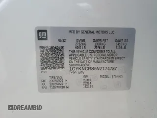 2022 Cadillac XT5 FWD Premium Luxury z VIN 1GYKNCRS5NZ174787, wystawiony jako Copart lot #47541075 z przebiegiem 31 357 mil mil oraz Szkoda całkowita • Salvage title. Historia ofert i sprzedaży dostępna na DreamBid. Obrazek 15.