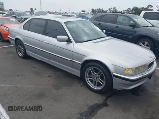 2001 BMW 7 Series 740iL with VIN WBAGH83451DP21927, listed as a IAAI auction lot 42587185 with Not provided miles and . Bid and sale history available at DreamBid. Image 1.