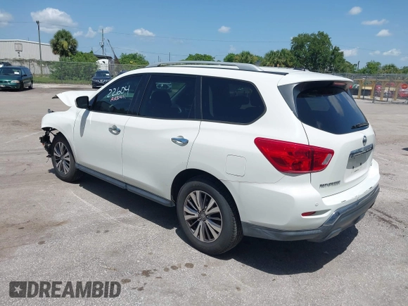 2017 Nissan Pathfinder SL with VIN 5N1DR2MN8HC652928, listed as a IAAI auction lot 42627483 with 169,108 mi miles and . Bid and sale history available at DreamBid. Image 3.