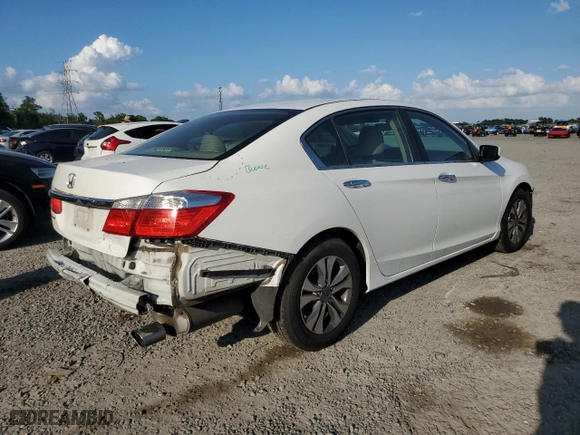 2015 Honda Accord Sedan LX with VIN 1HGCR2F33FA238025, listed as a Copart auction lot 51330685 with 151,858 mi miles and Salvage Title. Bid and sale history available at carsss.com. Image 3.