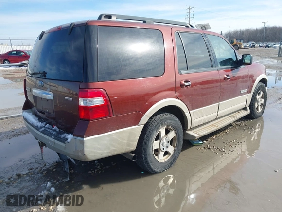 2007 Ford Expedition Eddie Bauer с VIN 1FMFU185X7LA72588, выставлен на аукционе IAAI как лот 41740134 с пробегом Не указан миль и . История ставок и продаж доступна на DreamBid. Изображение 4.