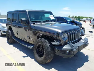 2018 Jeep Wrangler Unlimited Sahara с VIN 1C4HJXEN1JW236779, выставлен на аукционе IAAI как лот 42238158 с пробегом 72 879 миль миль и . История ставок и продаж доступна на DreamBid. Изображение 1.