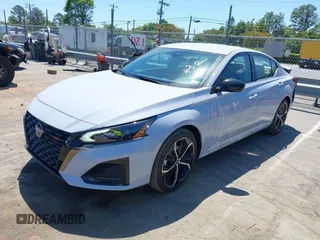 2025 Nissan Altima SR with VIN 1N4BL4CV6SN362215, listed as a IAAI auction lot 42057026 with 3,467 mi miles and . Bid and sale history available at DreamBid. Image 19.