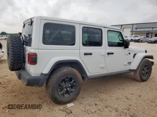 2018 Jeep Wrangler Unlimited Sahara with VIN 1C4HJXEG6JW294419, listed as a Copart auction lot 64219385 with Not provided miles and Salvage title. Bid and sale history available at DreamBid. Image 3.