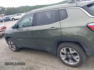 2020 Jeep Compass Limited with VIN 3C4NJDCB2LT127296, listed as a IAAI auction lot 42555235 with 105,259 mi miles and . Bid and sale history available at DreamBid. Image 14.