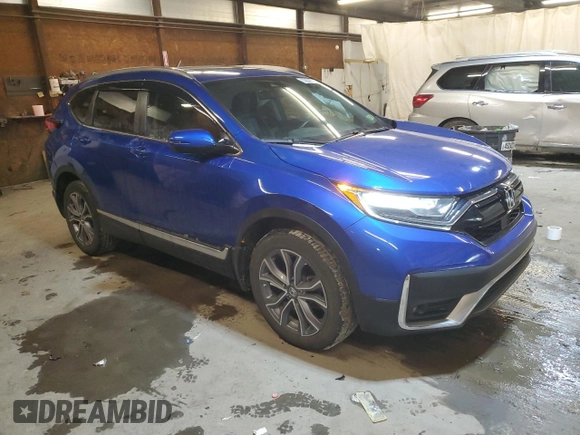 2020 Honda CR-V Touring with VIN 7FARW2H9XLE007939, listed as a Copart auction lot 39896733 with 22,465 mi miles. Bid and sale history available at carsss.com. Image 4.