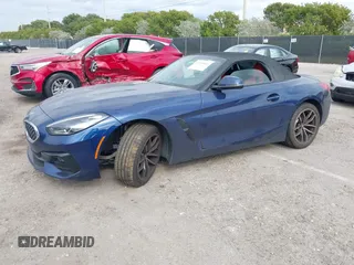 2021 BMW Z4 sDrive30i with VIN WBAHF3C05MWX11773, listed as a IAAI auction lot 41358869 with 16,373 mi miles. Bid and sale history available at carsss.com. Image 17.