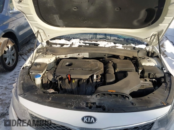 2016 Kia Optima LX with VIN KNAGT4L30G5117378, listed as a IAAI auction lot 41283349 with 107,095 mi miles. Bid and sale history available at carsss.com. Image 10.