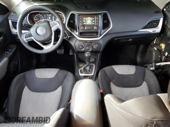 2014 Jeep Cherokee Sport with VIN 1C4PJLAB1EW123520, listed as a Copart auction lot 47265765 with 158,934 mi miles and Salvage Title. Bid and sale history available at DreamBid. Image 8.