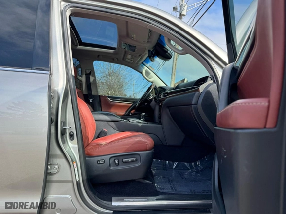 2016 Lexus LX 570 with VIN JTJHY7AX1G4191444, listed as a Copart auction lot 50238115 with 121,532 mi miles and Clean Title. Bid and sale history available at carsss.com. Image 5.