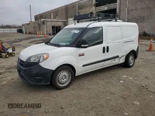2017 Ram ProMaster City Cargo Van Tradesman with VIN ZFBERFAB1H6G19851, listed as a Copart auction lot 48537115 with 98,536 mi miles and Salvage Title. Bid and sale history available at carsss.com. Image 1.