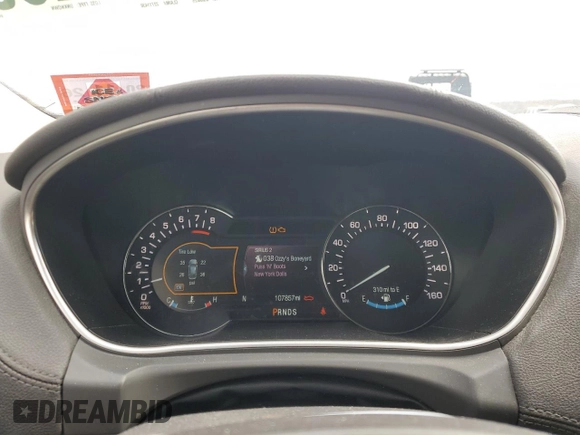 2017 Lincoln MKX Premiere with VIN 2LMPJ6JR2HBL50719, listed as a Copart auction lot 47900265 with 107,857 mi miles and Salvage Title. Bid and sale history available at carsss.com. Image 9.