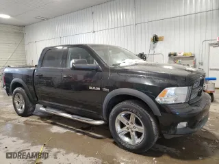 2010 Dodge Ram 1500 SLT with VIN 1D7RV1CT2AS206761, listed as a Copart auction lot 46117885 with 179,171 mi miles and Salvage Title. Bid and sale history available at carsss.com. Image 4.