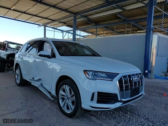 2023 Audi Q7 Premium Plus with VIN WA1LXBF79PD015280, listed as a Copart auction lot 43977925 with 13,027 mi miles and Salvage Title. Bid and sale history available at carsss.com. Image 12.