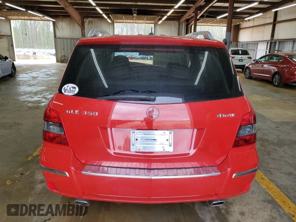 2010 Mercedes-Benz GLK 350 with VIN WDCGG8HB4AF315682, listed as a Copart auction lot 51709235 with Not Provided miles and Salvage Title. Bid and sale history available at carsss.com. Image 6.