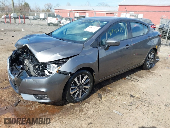 2021 Nissan Versa SV with VIN 3N1CN8EV6ML862409, listed as a IAAI auction lot 41845275 with 64,234 mi miles and . Bid and sale history available at carsss.com. Image 2.