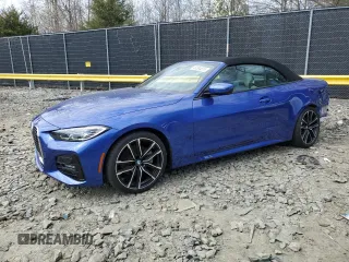 2024 BMW 4 Series 430i xDrive with VIN WBA43AT09RCP00263, listed as a Copart auction lot 48894815 with 17,688 mi miles and Salvage Title. Bid and sale history available at carsss.com. Image 1.