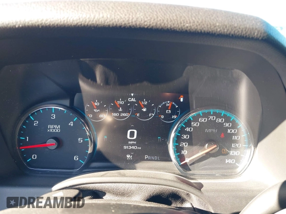 2019 GMC Yukon Denali with VIN 1GKS2CKJ8KR104796, listed as a IAAI auction lot 41843188 with 91,340 mi miles. Bid and sale history available at carsss.com. Image 7.