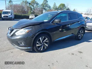 2017 Nissan Murano Platinum z VIN 5N1AZ2MG1HN184632, wystawiony jako IAAI lot #41643809 z przebiegiem 133 966 mil mil oraz . Historia ofert i sprzedaży dostępna na DreamBid. Obrazek 2.