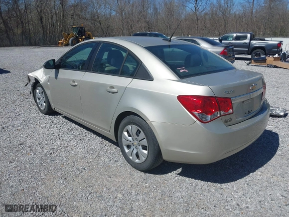 2014 Chevrolet Cruze LS with VIN 1G1PA5SH8E7250802, listed as a IAAI auction lot 41826291 with 102,430 mi miles. Bid and sale history available at carsss.com. Image 3.
