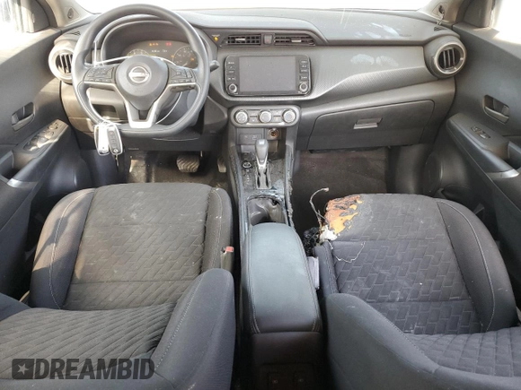 2023 Nissan Kicks SV with VIN 3N1CP5CV4PL508727, listed as a Copart auction lot 54176375 with 22,333 mi miles and Salvage Title. Bid and sale history available at DreamBid. Image 8.
