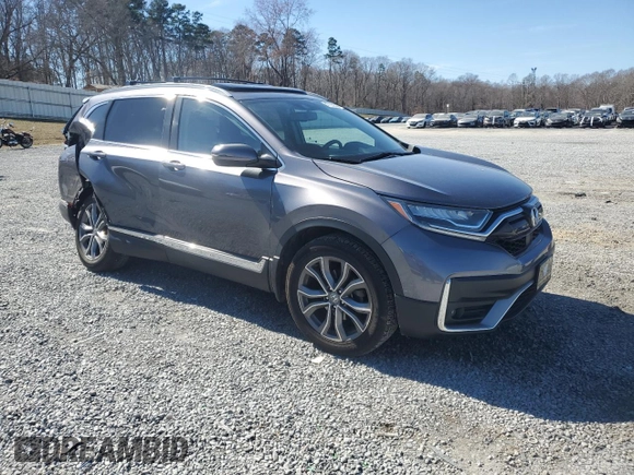 2021 Honda CR-V Touring with VIN 5J6RW2H99ML016927, listed as a Copart auction lot 47052515 with 48,535 mi miles and Salvage Title. Bid and sale history available at carsss.com. Image 4.