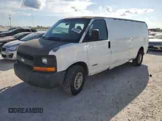 2003 Chevrolet Express Cargo with VIN 1GCHG39U531232730, listed as a Copart auction lot 76253534 with Not provided miles and Non repairable. Bid and sale history available at DreamBid. Image 1.